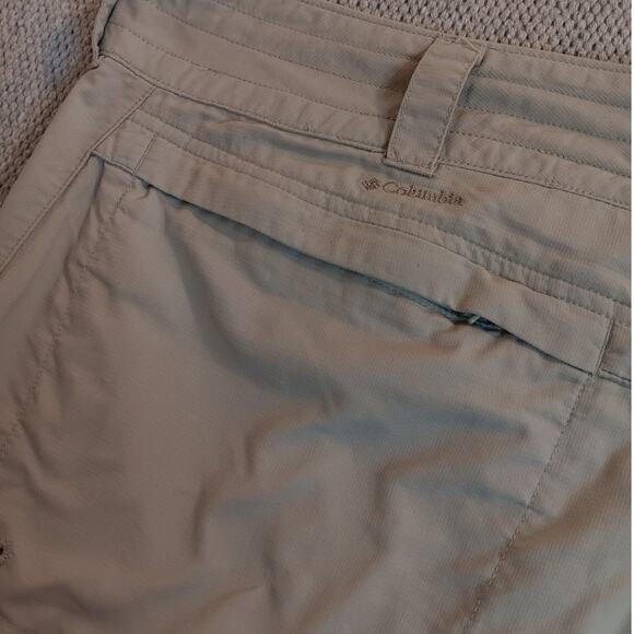 Columbia Titanium Convertible Pants Womens 12 33X29 Light Tan Packable - Picture 10 of 16